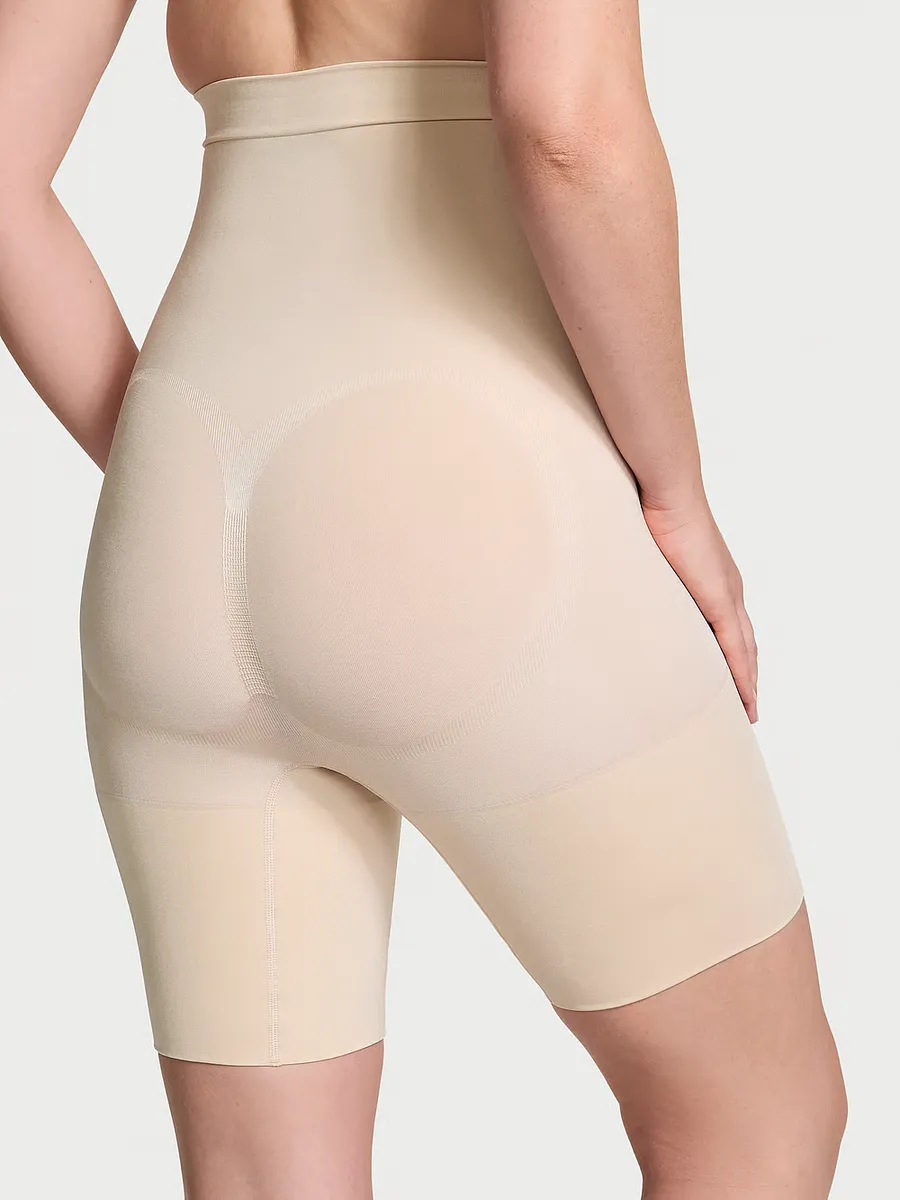 Шорты до середины бедра Seamless Shaping Victoria'S Secret, цвет Marzipan — фото 2