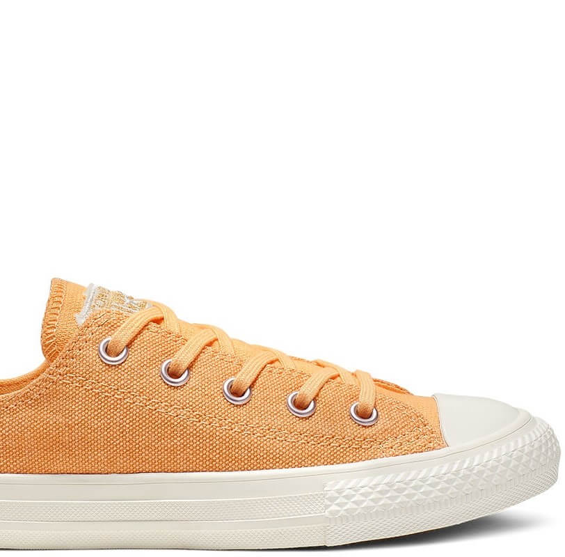 Низкие кеды Converse Chuck Taylor All Star OX Washed Out, оранжевый — фото 3