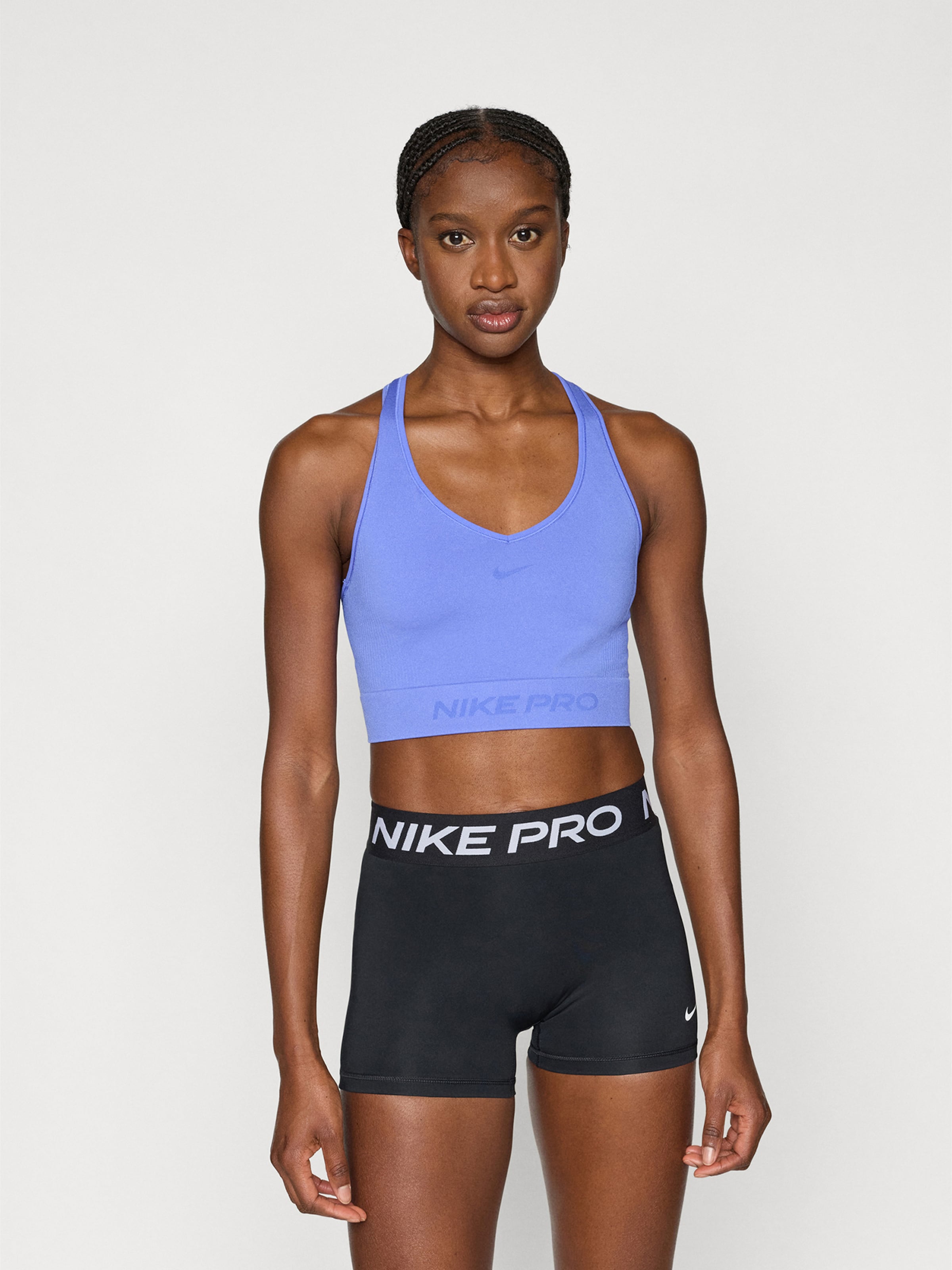 NIKE Спортивный топ в светло-фиолетовом и темно-фиолетовом цветах — фото 2