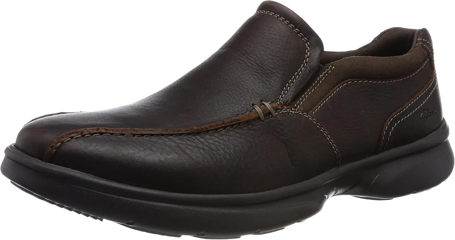 Лоферы Clarks, коричневая кожа