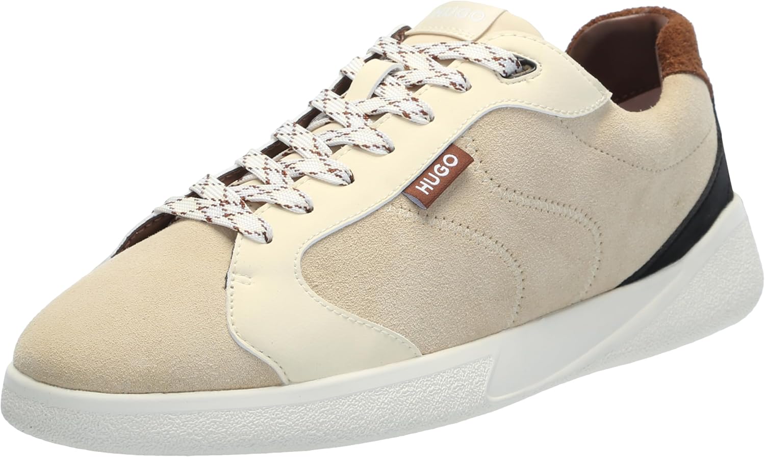 

Кроссовки Hugo Mens Two Tone Suede с подошвой Cupsole, Natural