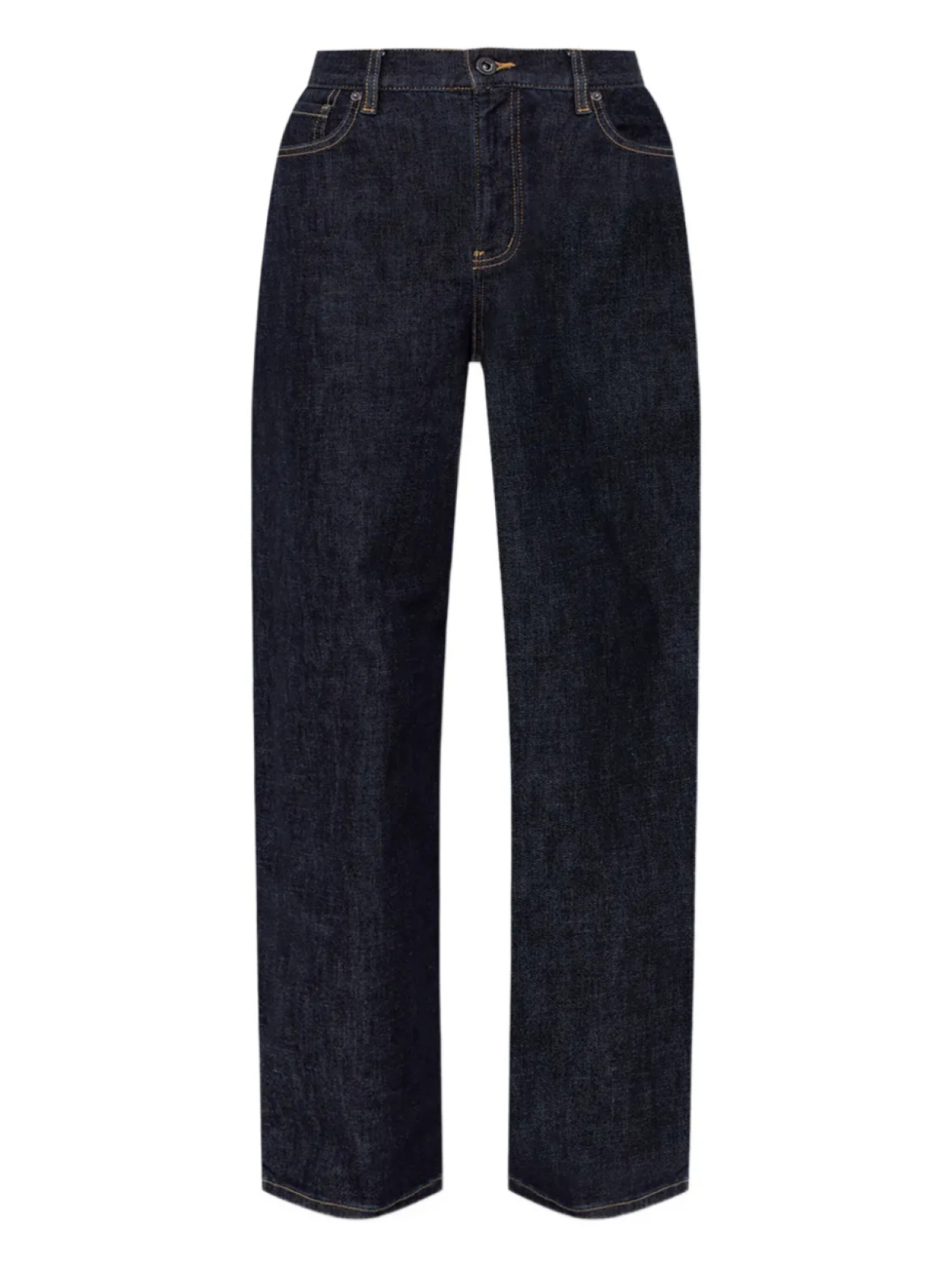 

Прямые джинсы Self-Portrait с 5 карманами, синий