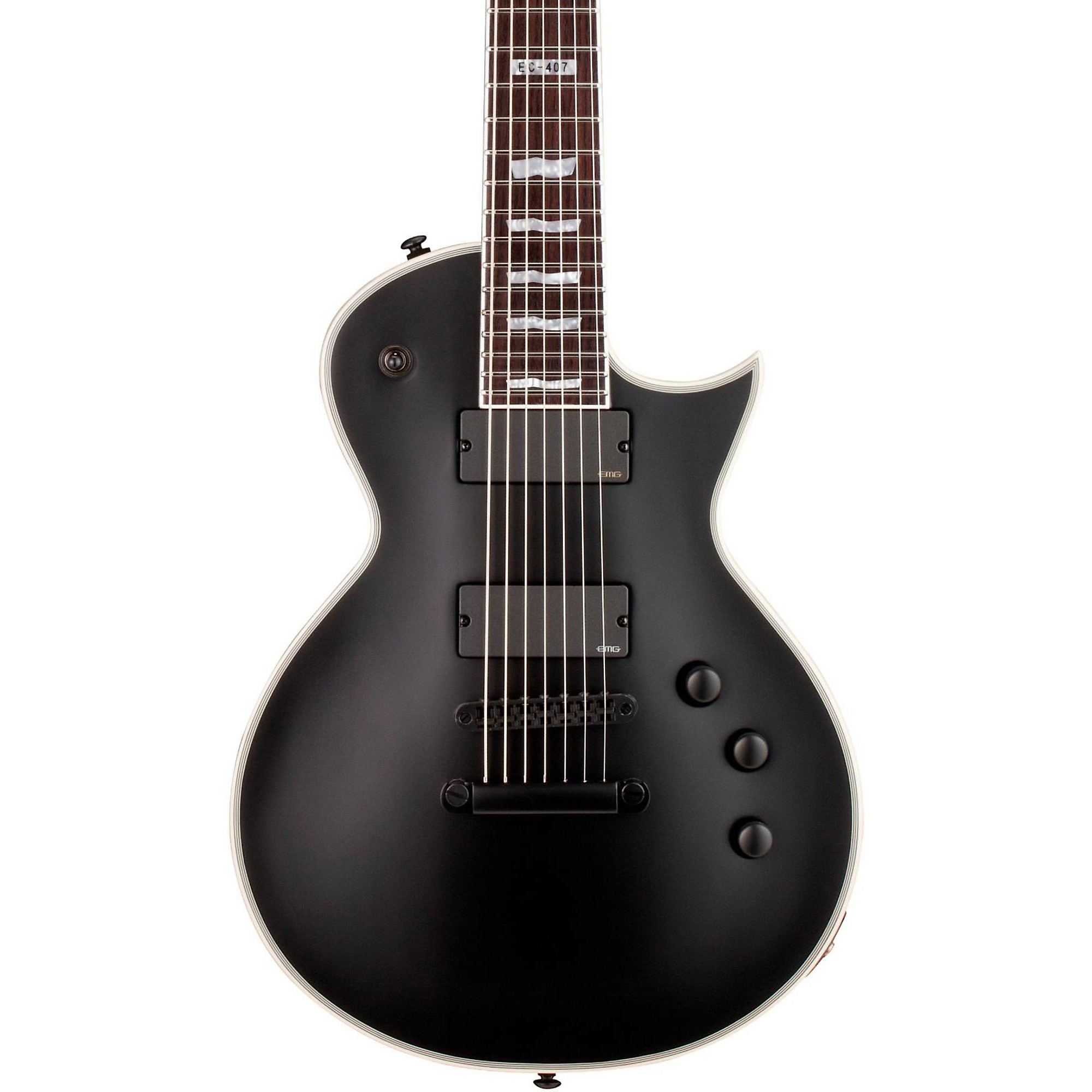 

ESP LTD EC-407 7-струнная электрогитара черная