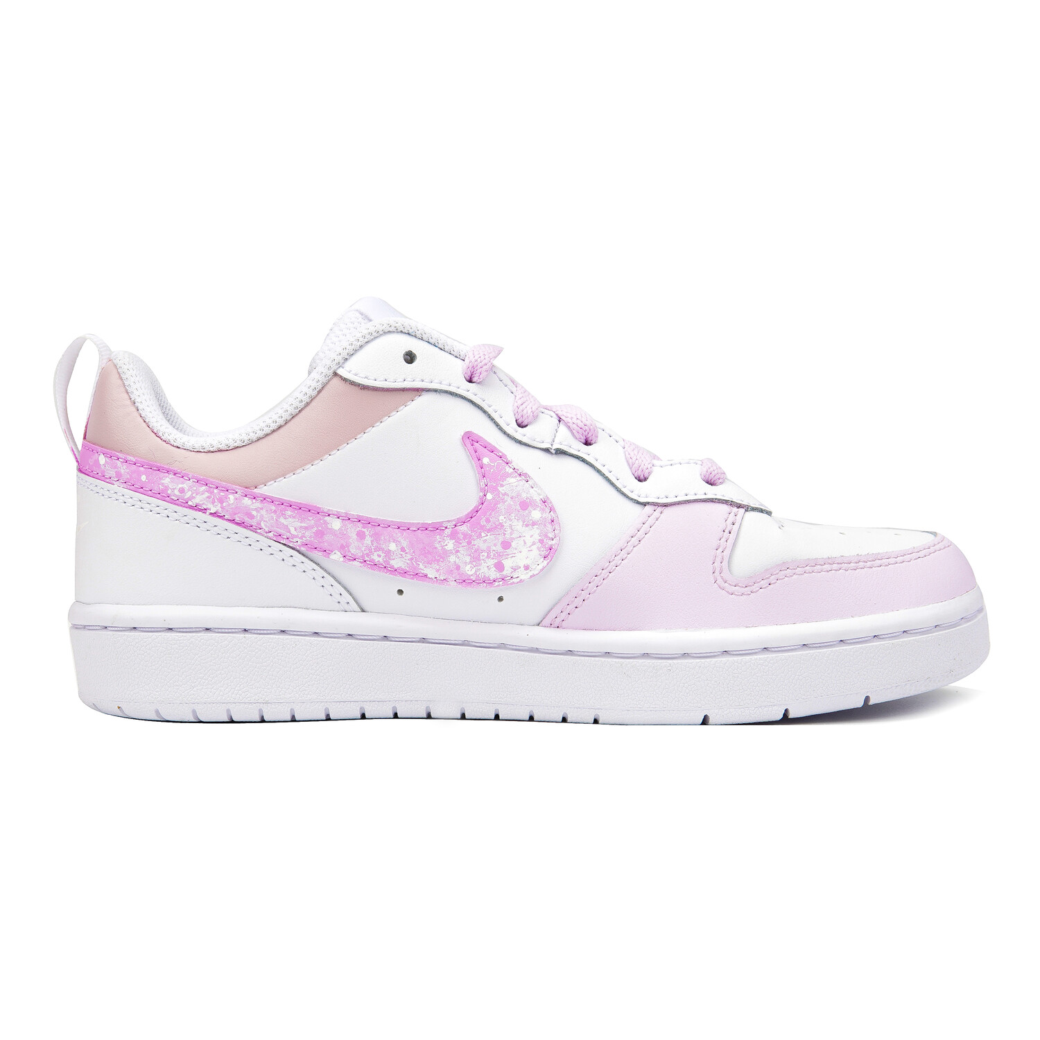

Кроссовки Nike Court Borough Series Skateboard Shoes Women's Low-Top White Pink