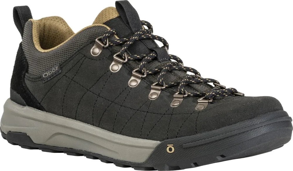 Мужские треккинговые туфли Oboz Beall Low из замши, серый — фото 4