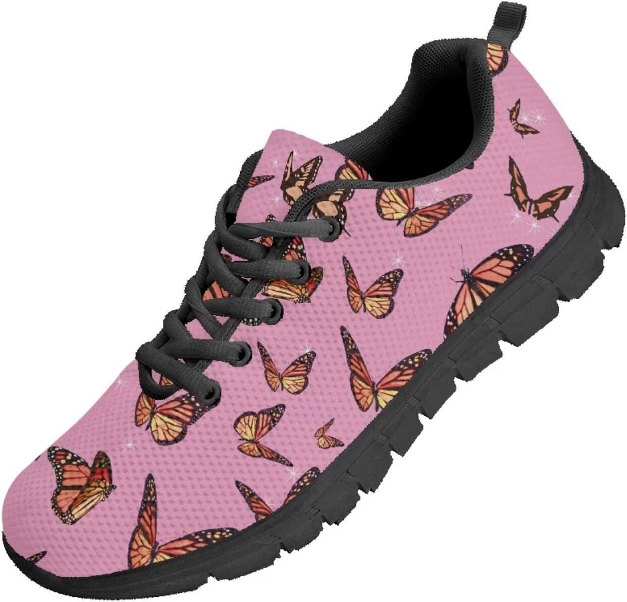 

Мужские кроссовки Funnydude Funny Print для бега, весенние, легкие, дышащие, с сеткой для спортзала, Butterfly