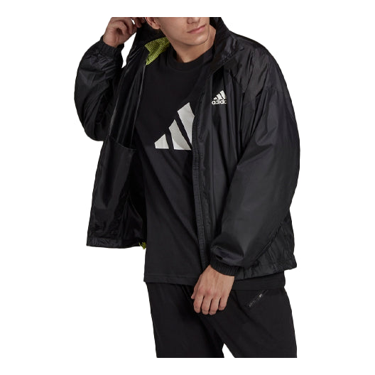 

Куртка adidas Casual Sports Solid Color Zipper Jacket Black, черный