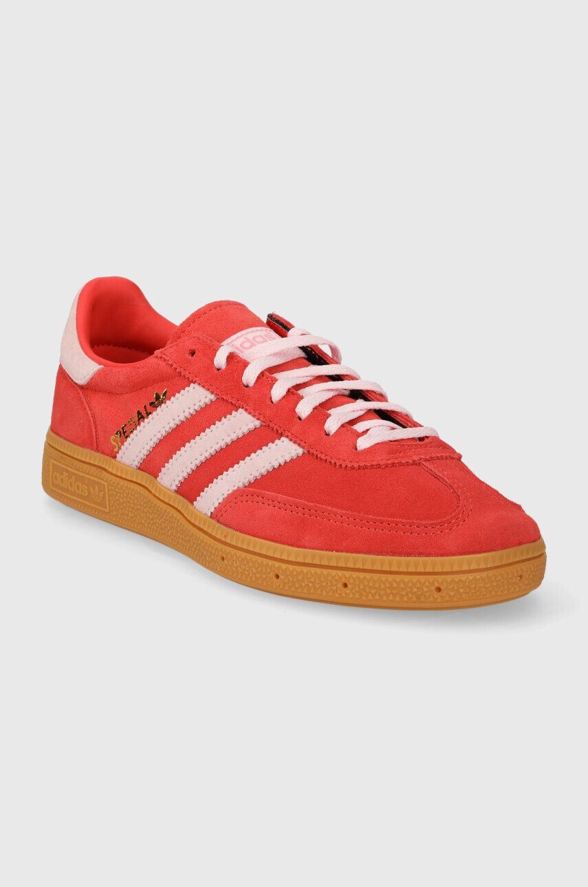 Кроссовки HANDBALL SPEZIAL замшевые adidas Originals, красный — фото 3
