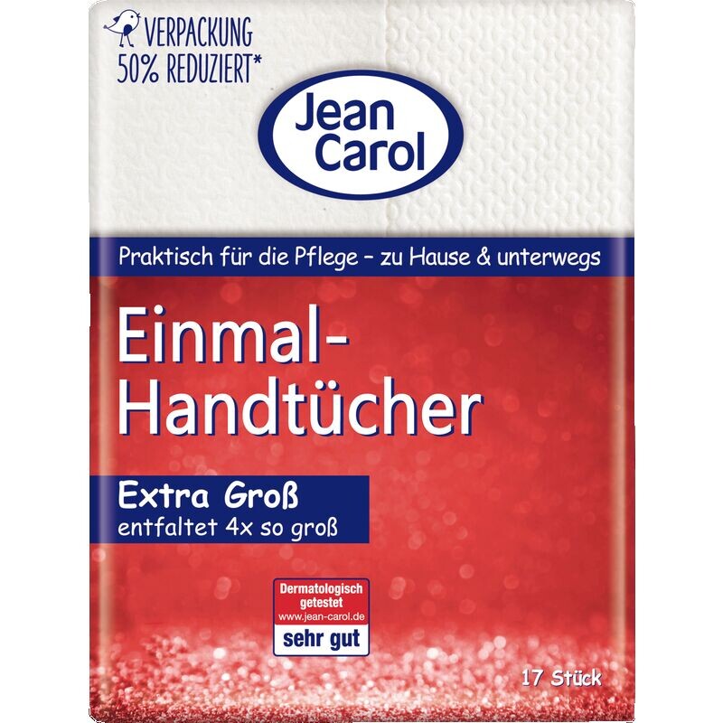 

Одноразовые полотенца Jean Carol, 17 шт.