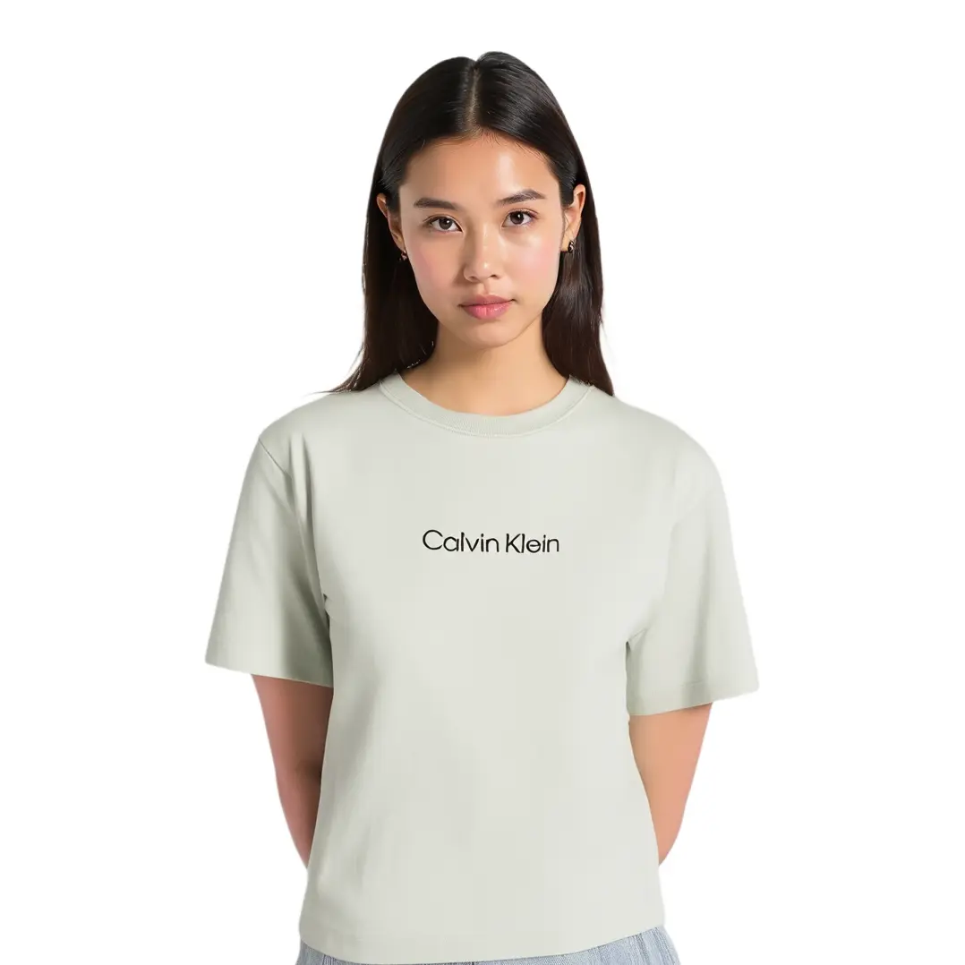 Calvin Klein Футболка Women's Olive — фото 4