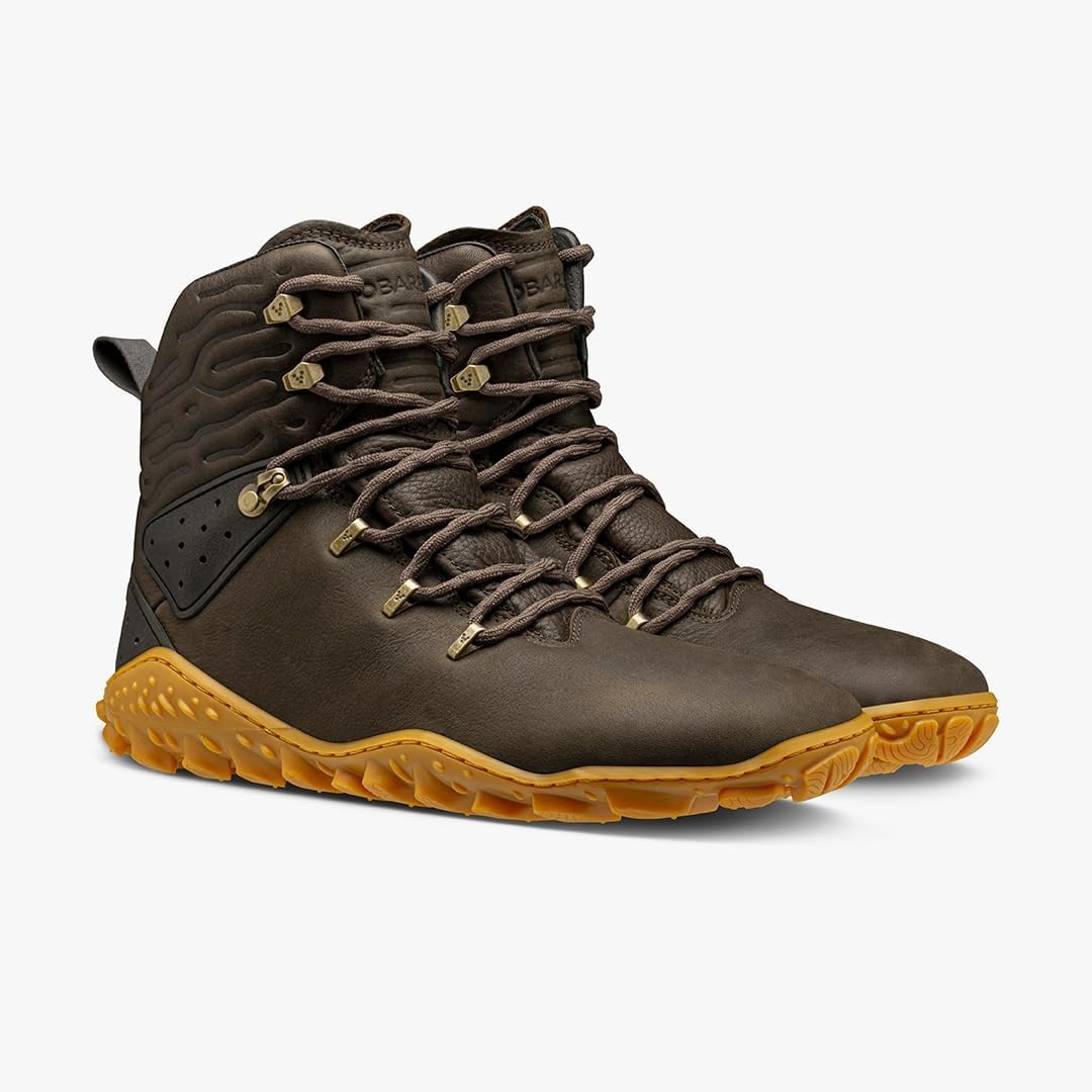 Мужские походные ботинки Vivobarefoot Tracker Forest Esc с подошвой типа босоножки, Bracken — фото 4