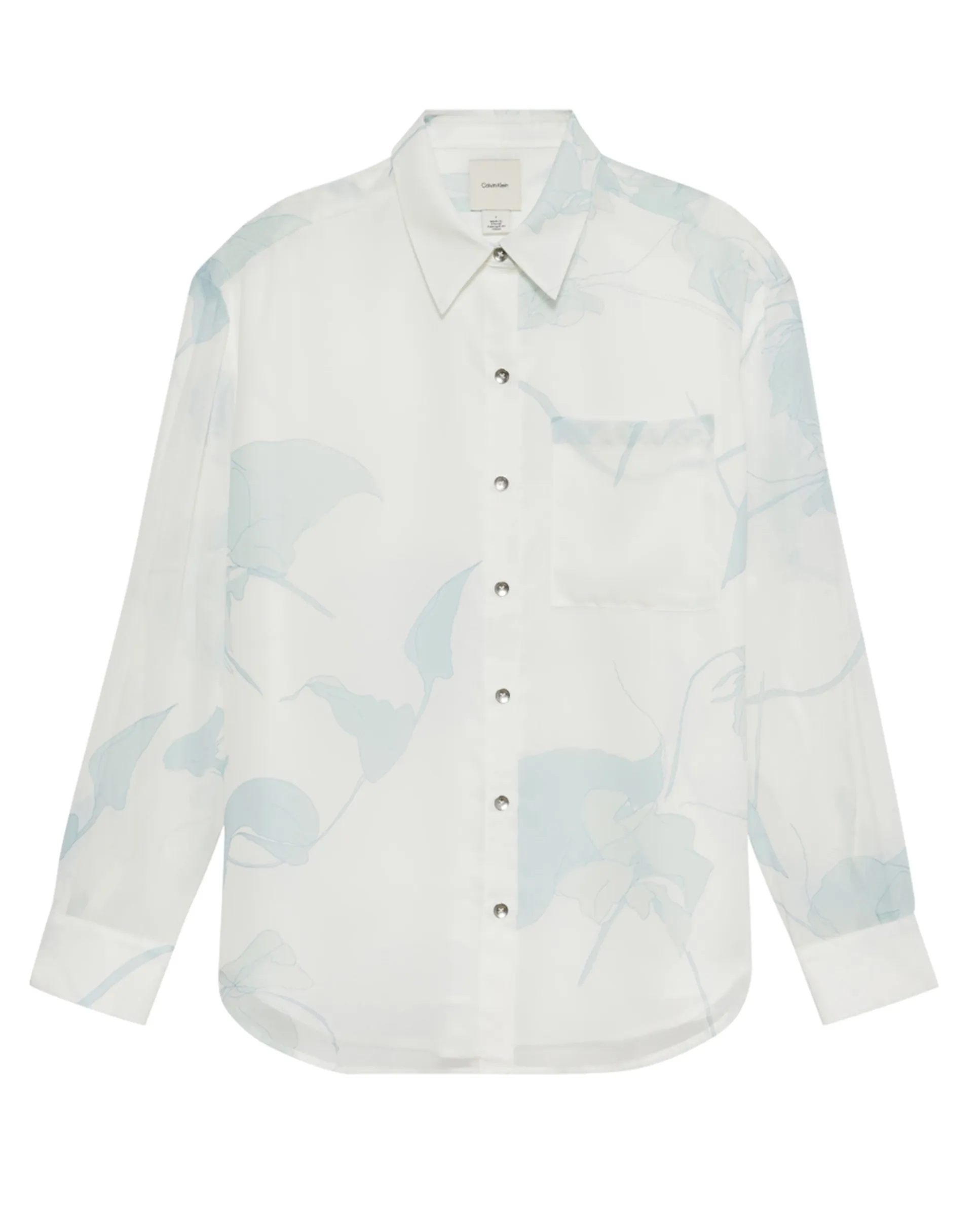 

Женская блузка с принтом Calvin Klein, белый