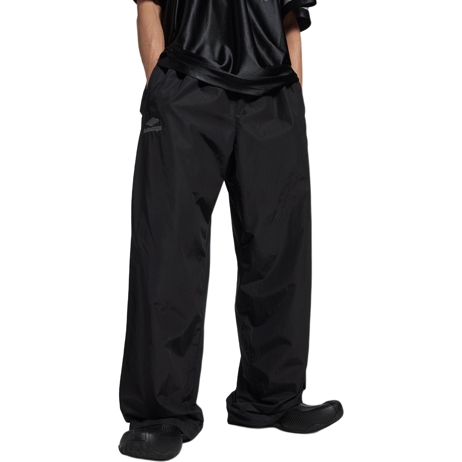 SS26 Повседневные брюки Regular Fit Unisex Balenciaga, черный — фото 3