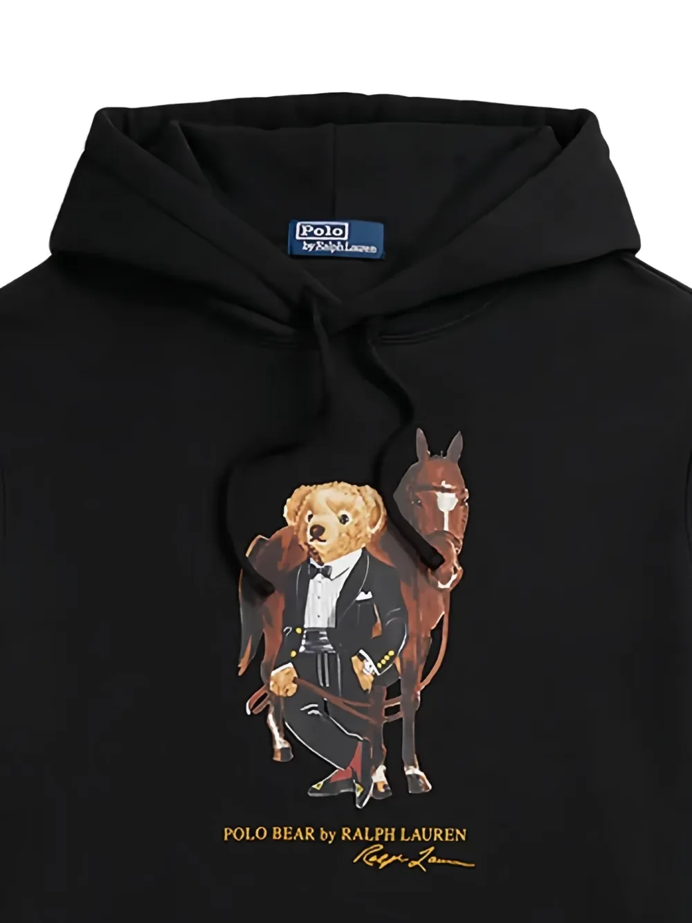 Толстовка с графическим принтом Polo Ralph Lauren, черный — фото 2