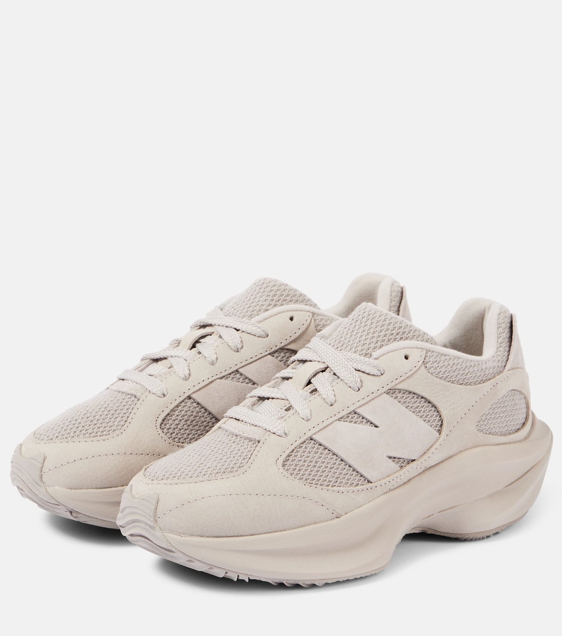 Кожаные кроссовки WRPD Runner New Balance, Moonrock — фото 4