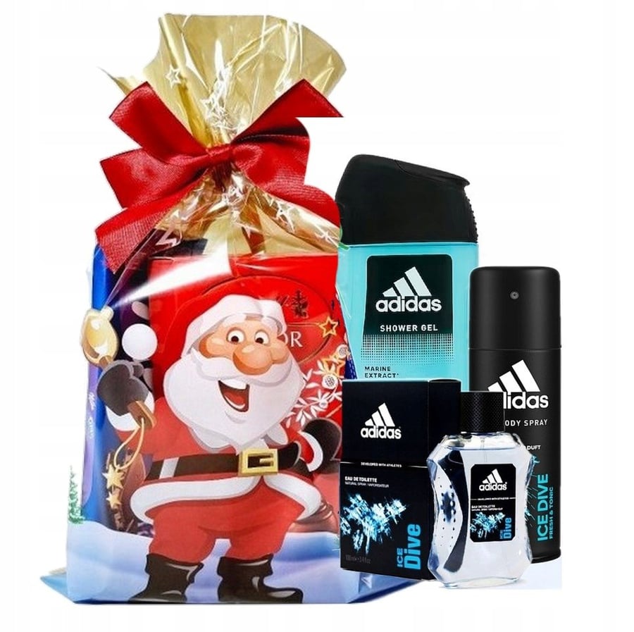 

Подарочный набор Adidas ICE DIVE для мужчин из 3 рождественских товаров