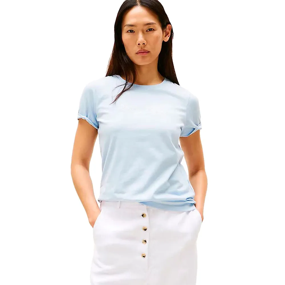 

Футболка с коротким рукавом Tommy Hilfiger Script Regular Fit, синий
