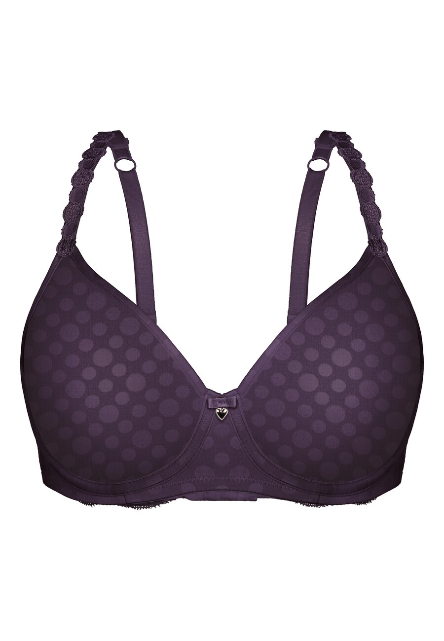 

Бюстгальтер-бралетт sassa DOT & BLOSSOM, темно-фиолетовый