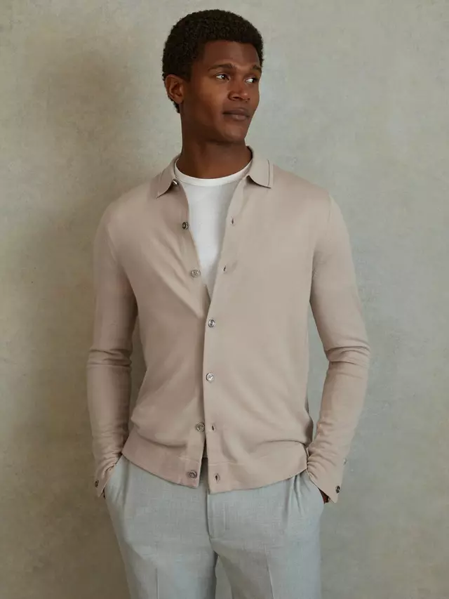 

Рубашка Reiss Forbes Wool Long