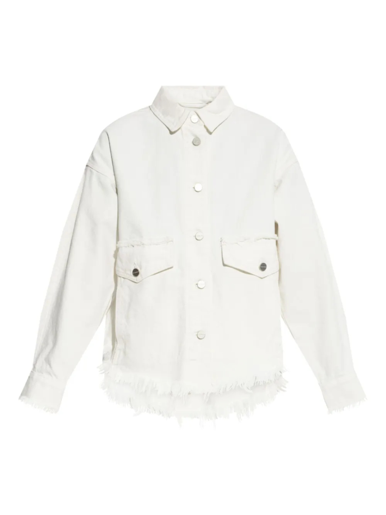 

Джинсовая куртка с бахромой AllSaints, белый