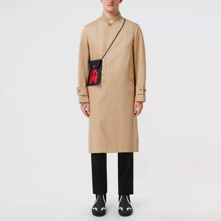 Пальто мужское Burberry Soft Yellow коричневый — фото 2
