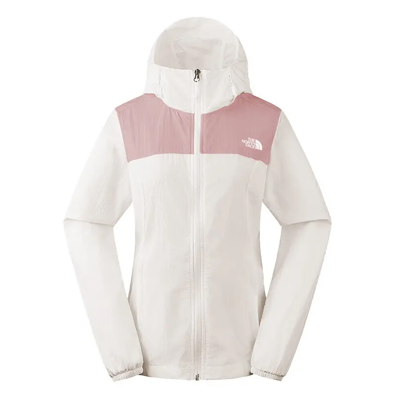 

The North Face Куртки женские, розово-белые/ATW, с капюшоном, тонкие, другие