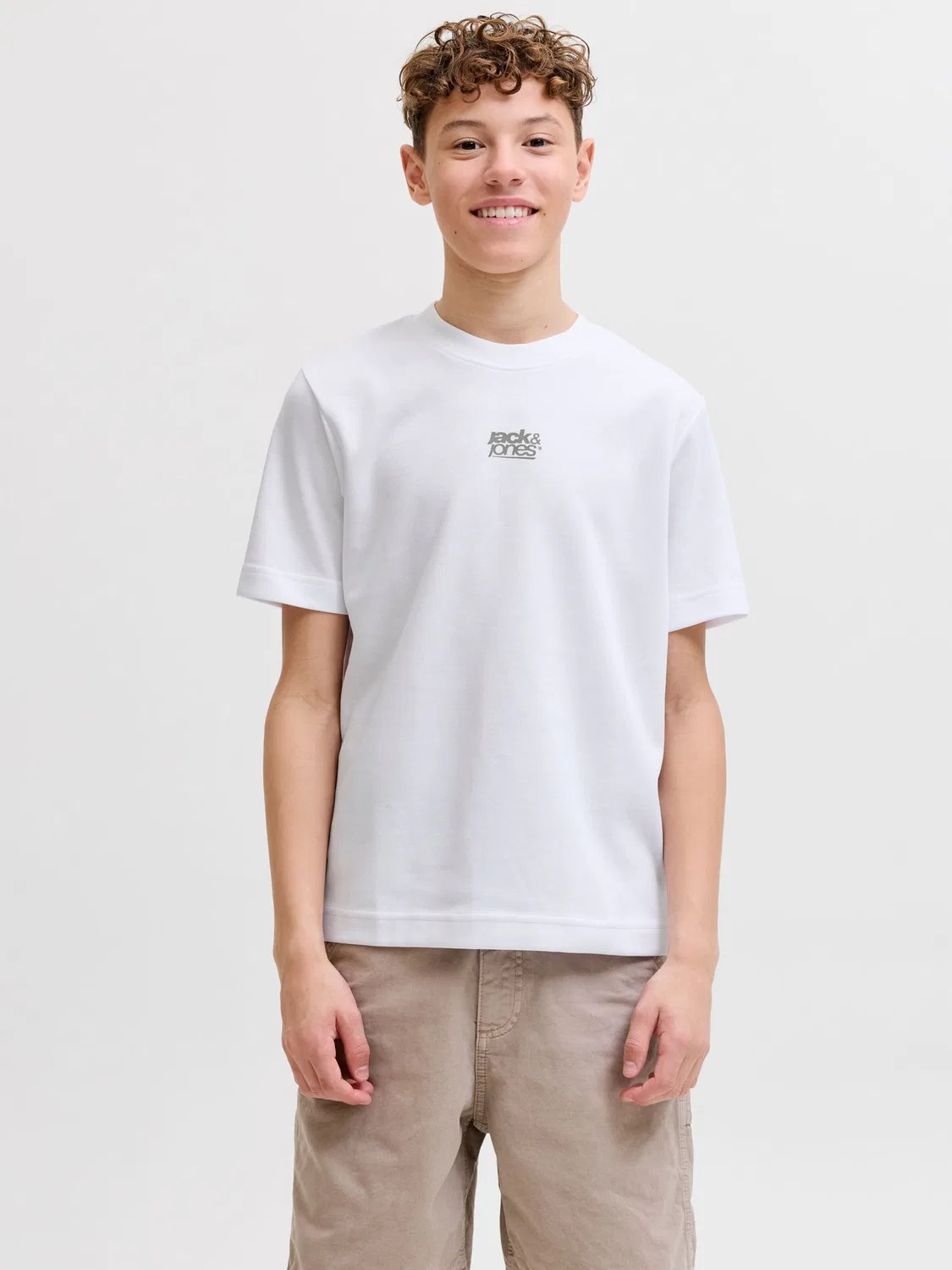 Футболка 'JCOBreeze' Jack & Jones Junior, White — фото 3