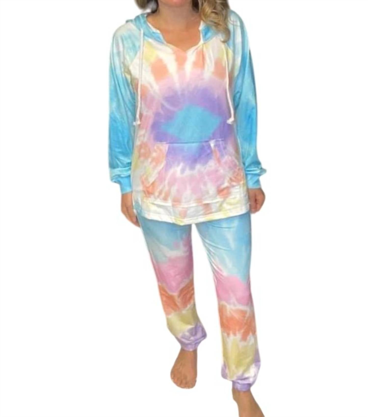 

Комплект спортивных штанов Woodstock Tie Dye в многоцветном исполнении She & Sho, цвет multi