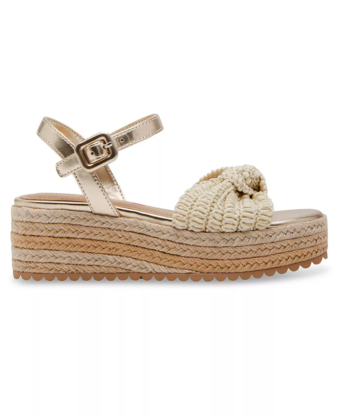 

Босоножки на платформе J-Cookie для девочек и подростков Steve Madden, коричневый/бежевый