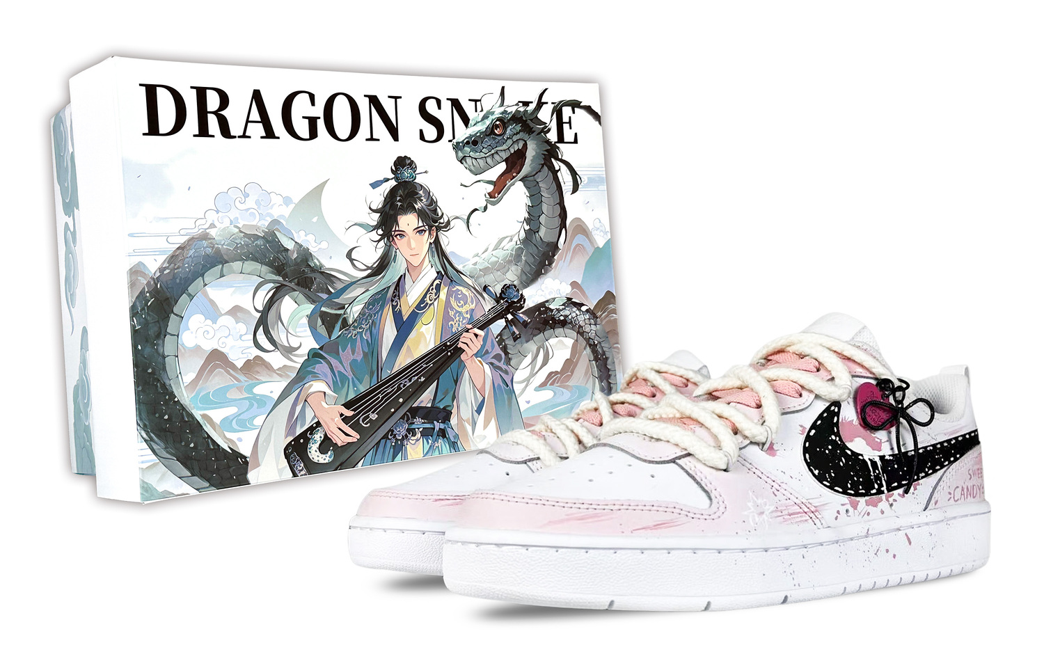 

Детские скейтерские кеды Court Borough Nike, белый