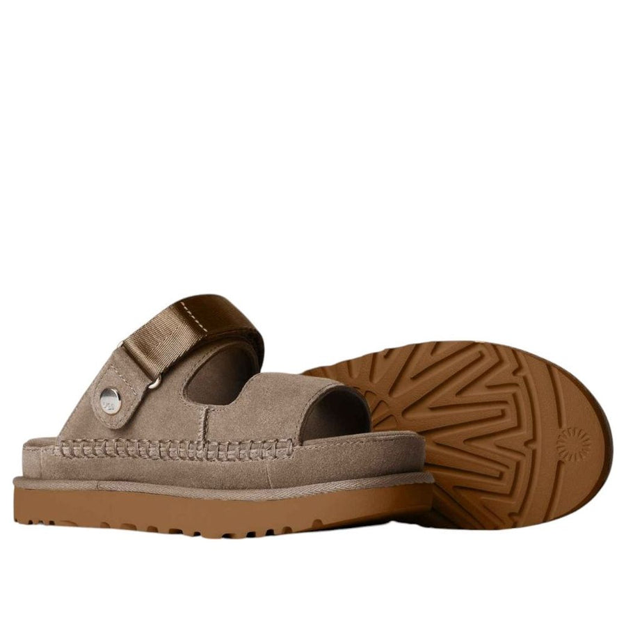 Сандалии (WMNS) UGG Goldenstar Glide 'Smoke Plume', коричневый — фото 2