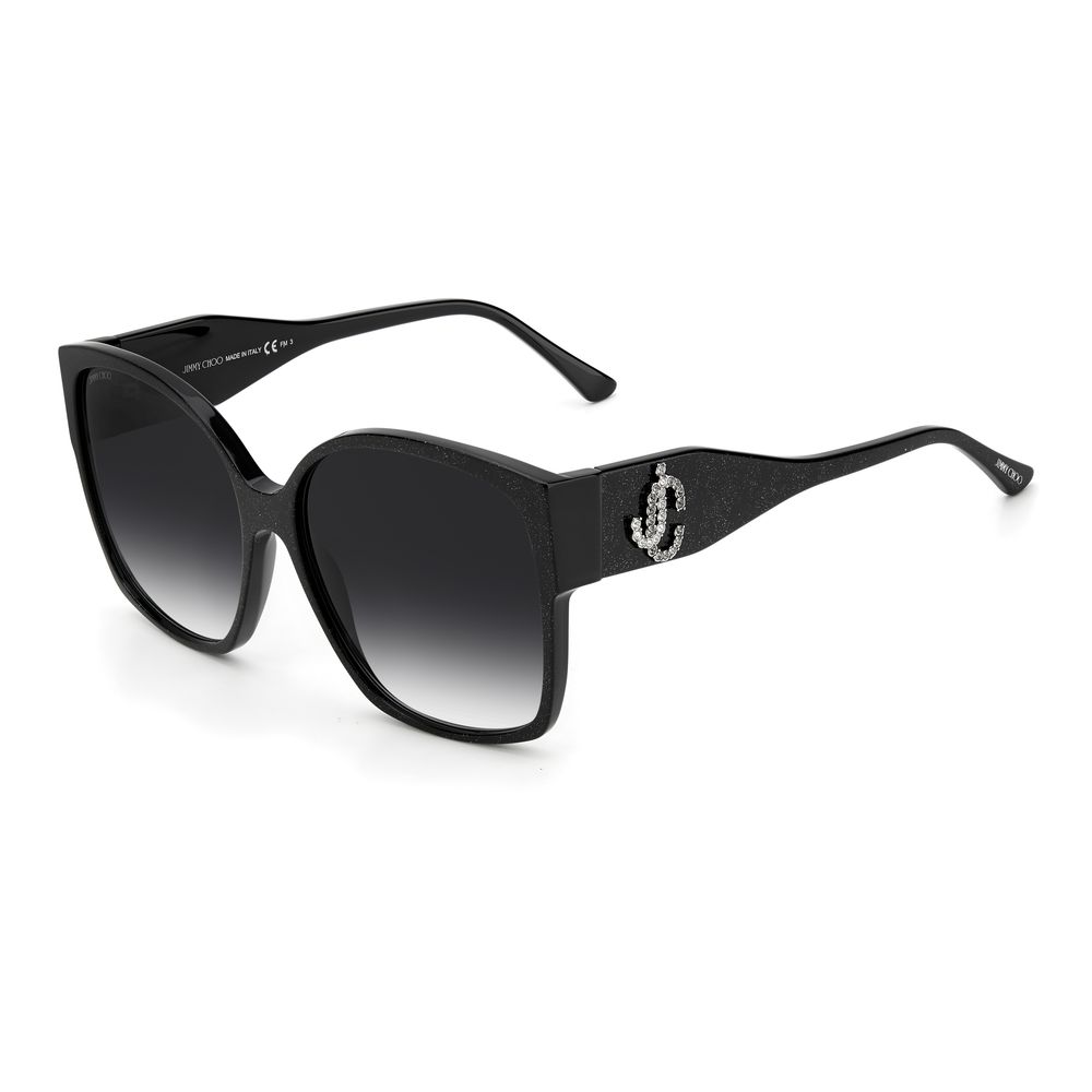 

Черные ацетатные солнцезащитные очки Jimmy Choo Eyewear