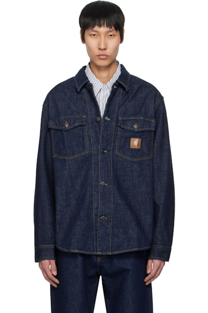 

Синяя джинсовая куртка Lincoln Carhartt Work In Progress
