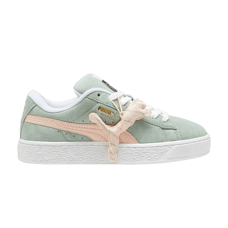 Кроссовки Puma Wmns Suede XL Merry X-Mas, зеленый