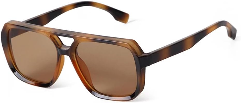 

Модные солнцезащитные очки 2027 года для женщин и мужчин, черепаховая оправа, коричневые линзы, ретро-очки, солнцезащитные очки для женщин с защитой от УФ-излучения UV400 MTZJH, C7