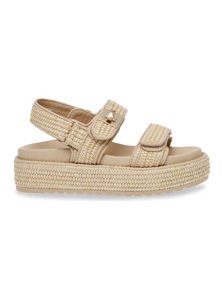 Сандалии на плоской подошве Steve Madden, натуральный — фото 3