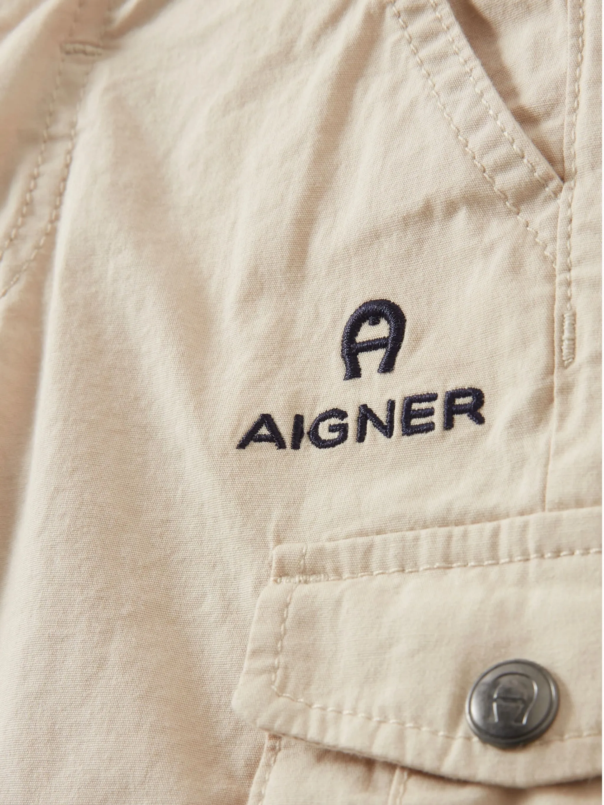 Шорты карго Aigner Kids, бежевый — фото 3