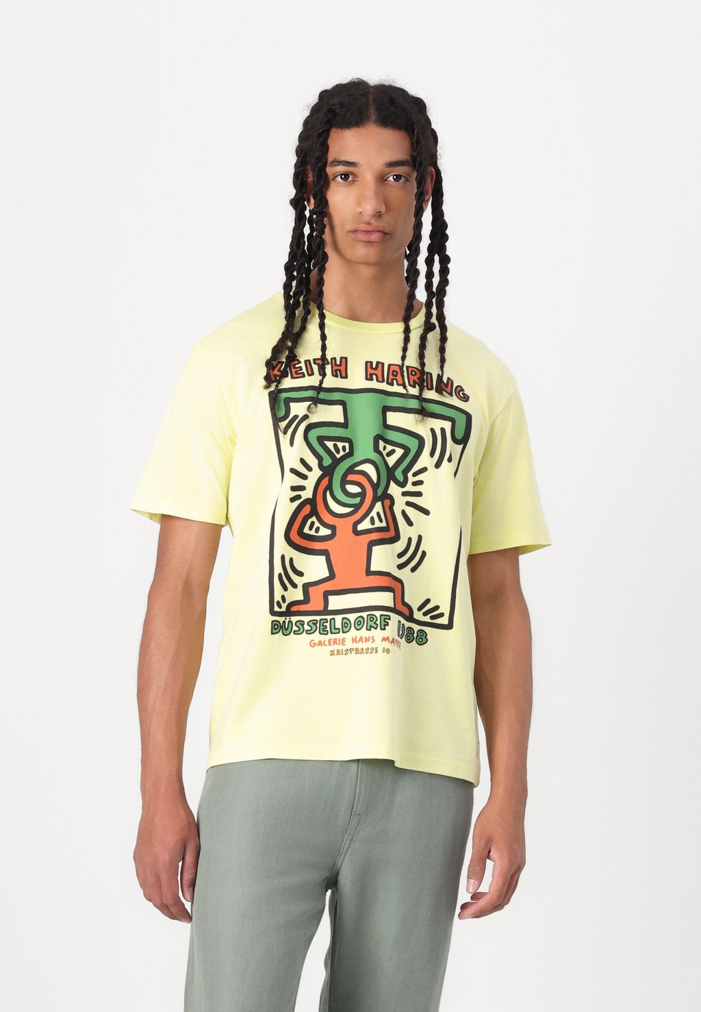

Футболка с принтом KEITH HARING GAP, желтый