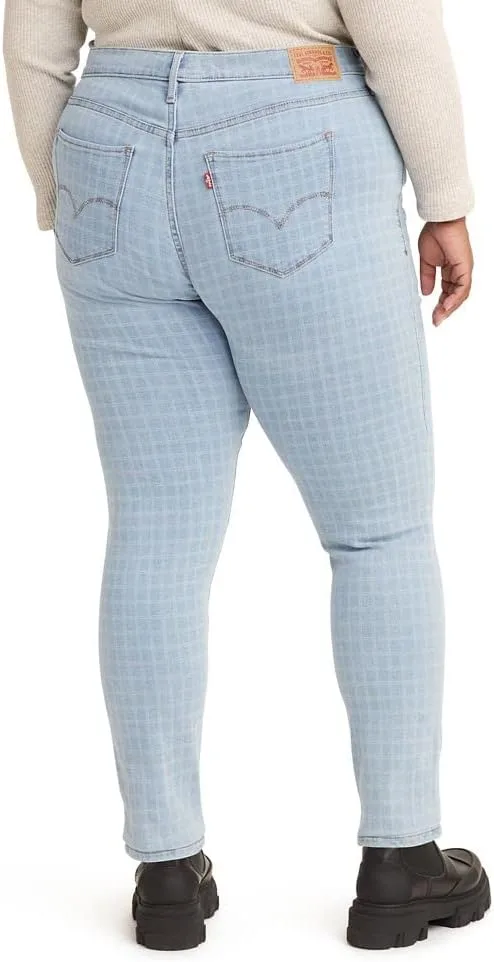 Levi's Women's Plus Size 721 джинсы скинни с высокой посадкой, светло-индиго — фото 3