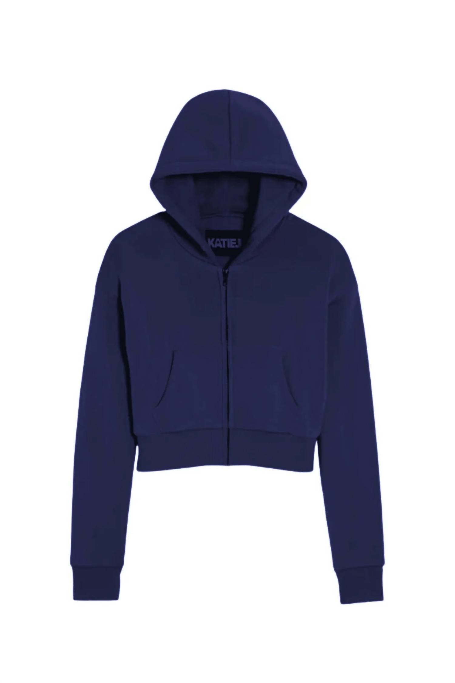 

Толстовка укороченная с молнией Tween Dylan в цвете navy KatieJnyc