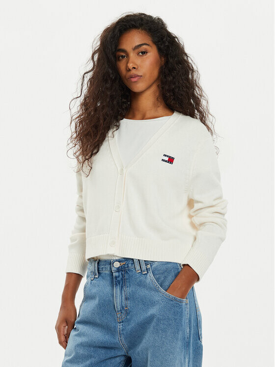 

Кардиган свободного кроя Tommy Jeans, белый