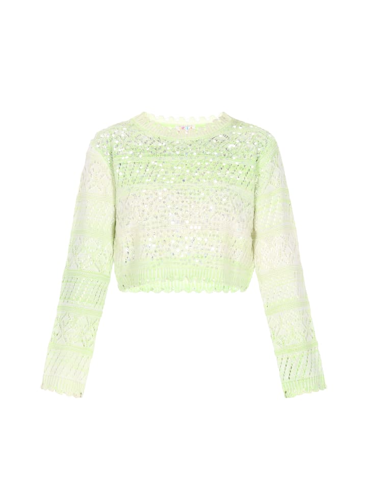 

Свитер IZIA, цвет light green multicolor
