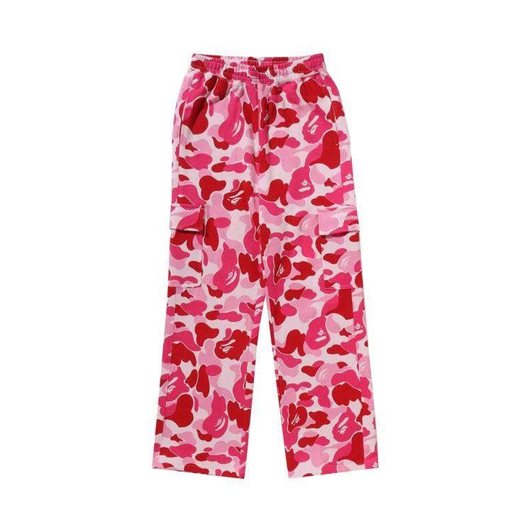

Спортивные брюки BAPE ABC Camo A Bathing Ape Logo Straight Sweatpants, Pink