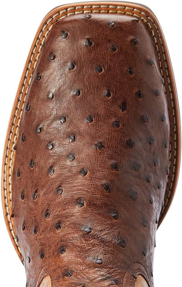 Мужские вестерн-бутсы ARIAT Frontier Chimayo, Dark Tabac Full Quill Ostrich/Tannin — фото 4
