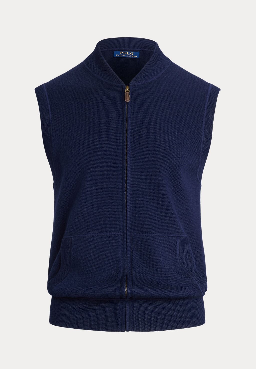 

Жилет WASHABLE WOOL FULL ZIP JUMPER WAISTCOAT Ralph Lauren, темно-синий