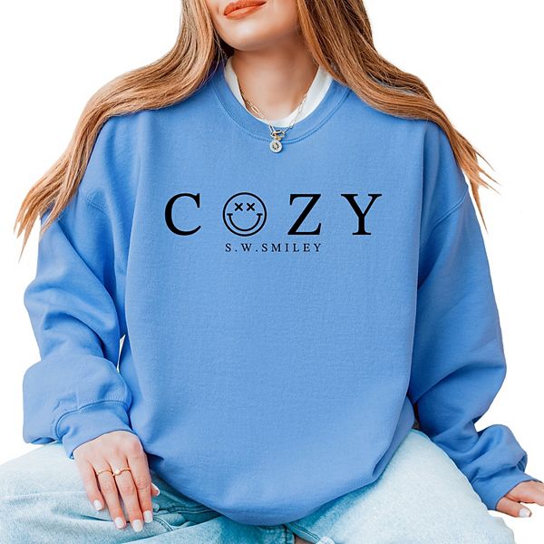 

SWSmiley cozy outline - женский графический свитшот Simply Sage Market, Carolina, Зеленый, SWSmiley cozy outline - женский графический свитшот Simply Sage Market, Carolina