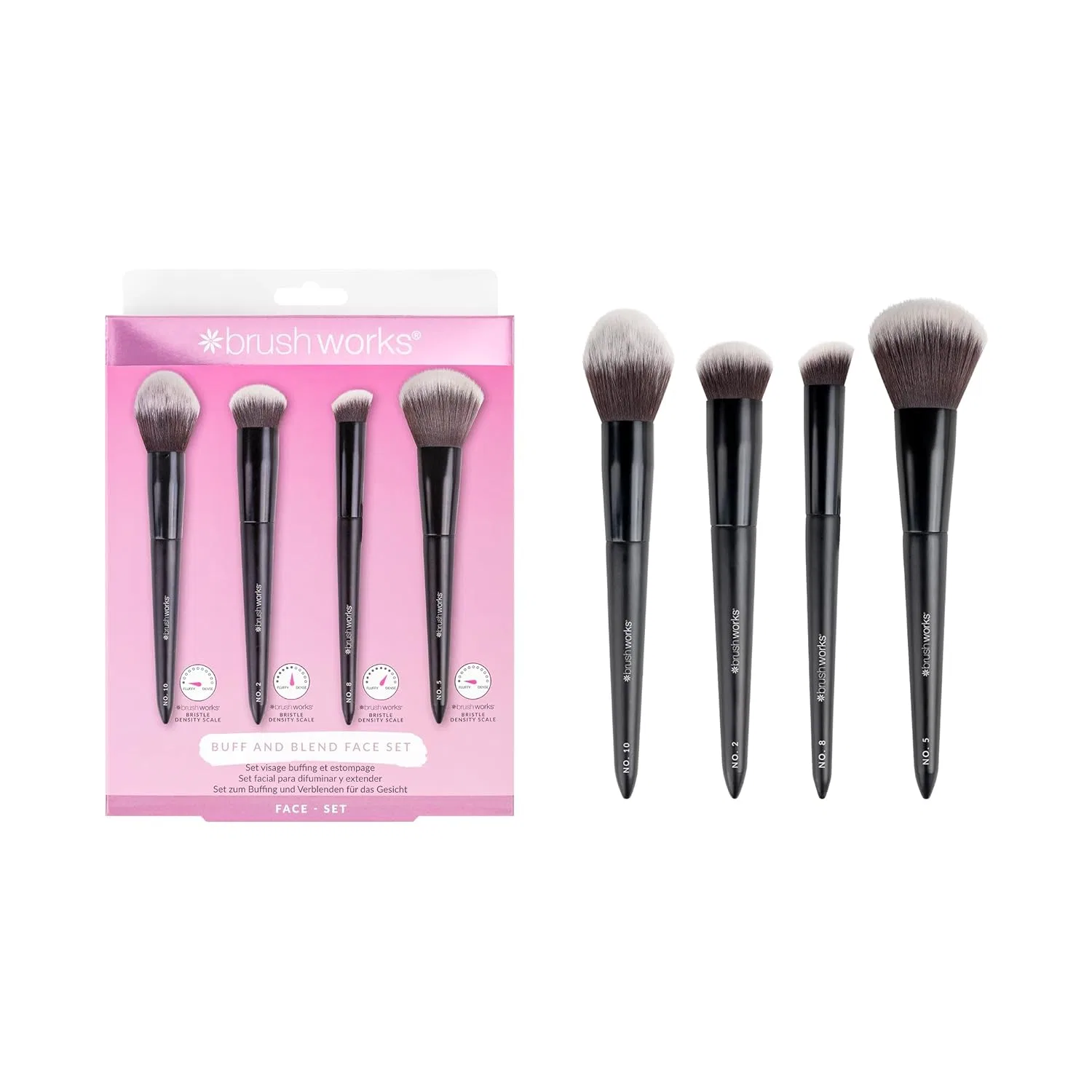 Набор кистей для лица «Buff and Blend Face Set» от Brushworks Brushworks