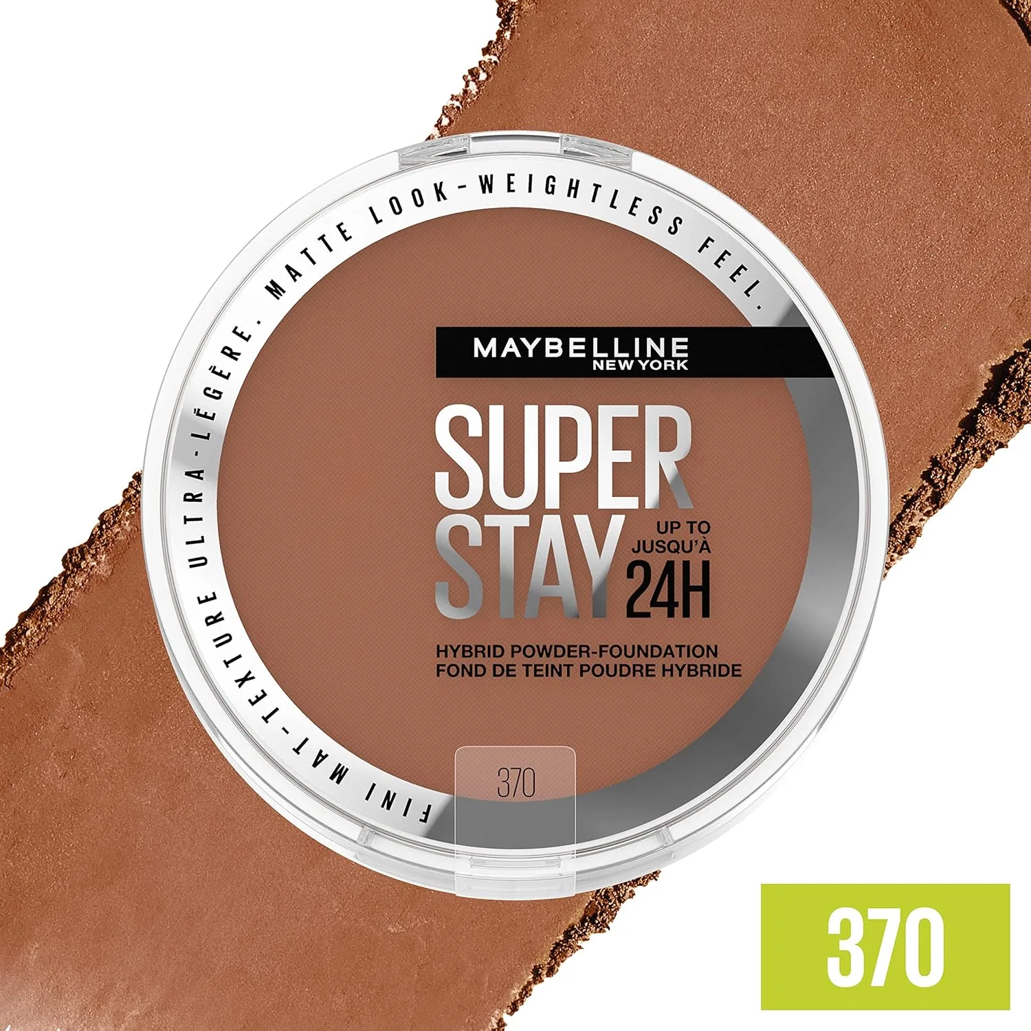 Тональная пудра Maybelline Super Stay 24HR Hybrid Powder Foundation, оттенок 370, 5.67 г — фото 4