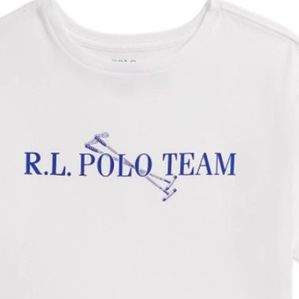 Футболка Kids' Polo Ralph Lauren, белый — фото 4