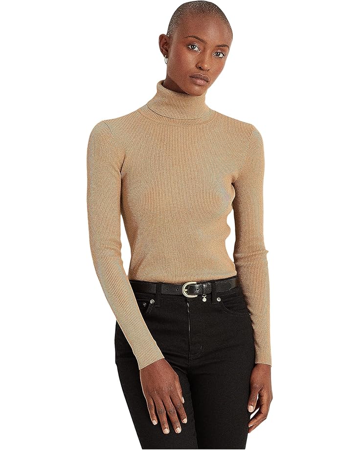 

Свитер Lauren Ralph Lauren Petite Turtleneck Sweater, цвет Classic Camel